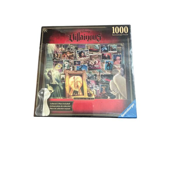 Disney Cruella De Vil Villainous Puzzle, exclusive piece, New Ravensburger - Picture 1 of 5